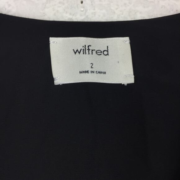 NWT Aritzia Wilfred Aubagne Black Midi Dress - Picture 5 of 14